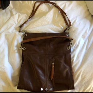 brown handbag
